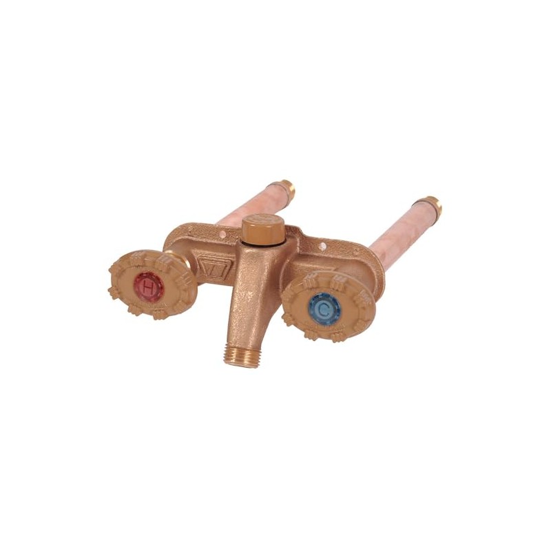 Frost Proof Dual Sillcock, Hot/Cold 8 in