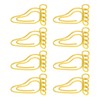 100pcs Paper Clip Foot Shape Cute Anti Slip Portable Paperclip