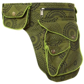 Little Kathmandu Cotton Popper Bum Bag/Fanny Pack - Einheitsgröße