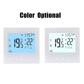 Decdeal WiFi Thermostat Smart Thermostat Digital Thermostat Intelligent Thermostat Room Thermostat for Home Room Thermostat Indoor Smart WiFi Thermostat 3A Digital Programmable LCD Display