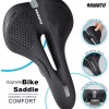 Pagetoc Bike Seat, Comfortable Soft Memory Foam Bike Saddle Waterproof
