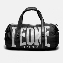 Leone 1947 Duffel Bag - Compact and Lightweight Training Bag Gym Bag for Martial Arts Fitness Boxing Muay Thai Kickboxing and Leisure, black