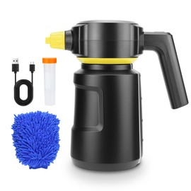 Sylvonette Electric Car Foam Sprayer 2L Cannon Sprayer Cordless Battery Powered Foam Gun Car Wash Sprayer 4500Mah USB C Recahgeable Sprayer