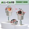 ALL-CARB 799727 Carburetor Kit Replacement for Briggs Stratton 698620 794572