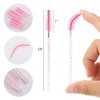Tbestmax 50 varillas de rímel desechables, cepillos de cristal para