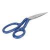 Carpet Scissors Blue 7.1in Stainless Steel Blade Ergonomic Curved Handle
