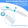 OWIIZI Electric Bath Brush Back Scrubber for Shower, Detachable Long