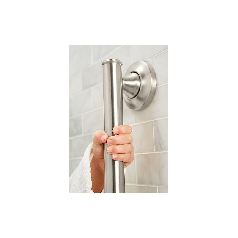 Moen LR8724D1GBN Bathroom Safety 24-Inch Designer Bathroom Grab Bar with
