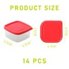 KVBUCC 14 Pieces Crisper Boxes, Complementary Food Boxes, Food Dispenser