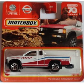 Matchbox '95 Nissan Hardbody (D21) 72/100 Series 2023 White / Red / Blue