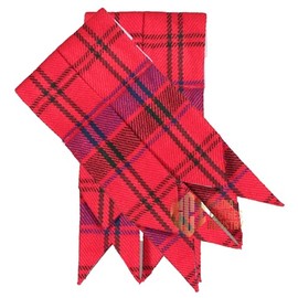 Goldia Clothes Industry Kilts Hose Flashes I Scottish Traditional Socks Flashes (Robertson Red Tartan)