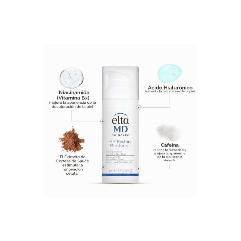Elta MD Crema Hidratante Restauradora Am Restore Moisturizer 48g