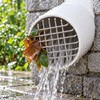 Stainless Steel Downspout Drain Guard, 50/75/110/160mm Anti-Clog Leaf Strainer