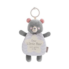 DEMDACO Dear Little Bear 6 Inch Childrens Plush Stroller Toy and Soft Book