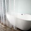 Pebble Pattern Waterproof Translucent Shower Curtain Liner Shower Tub Liner