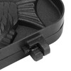 Taiyaki Frypan 4 Grids Non Stick Double Sided with Black