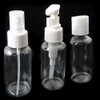 AllTopBargains 6 PCS Clear Plastic Empty Bottles Refillable Travel Size
