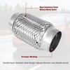 MXA 2.5 Flex Exhaust Pipe, Flexible Exhaust Tubing, Stainless Steel