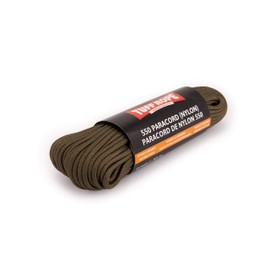 TUFF ROPE® Paracord 550 (Nylon) - 4 mm - The Strong Rope - Tear-Resistant & Durable - 7 Core Threads - Multi-Purpose Rope for Outdoor, Home and Garden in Premium Quality (Army Green, 30 m)