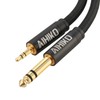 AIHIKO 1/4 to 1/8 TRS Cable with Zinc Alloy Housing