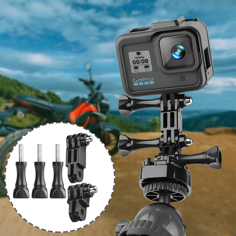 3-Way Adjustable Extension Pivot Arm Adapter Kit for GoPro Hero