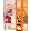 Brigii Rotary Cheese Grater Hand Crank, Cheese Shredder with 3