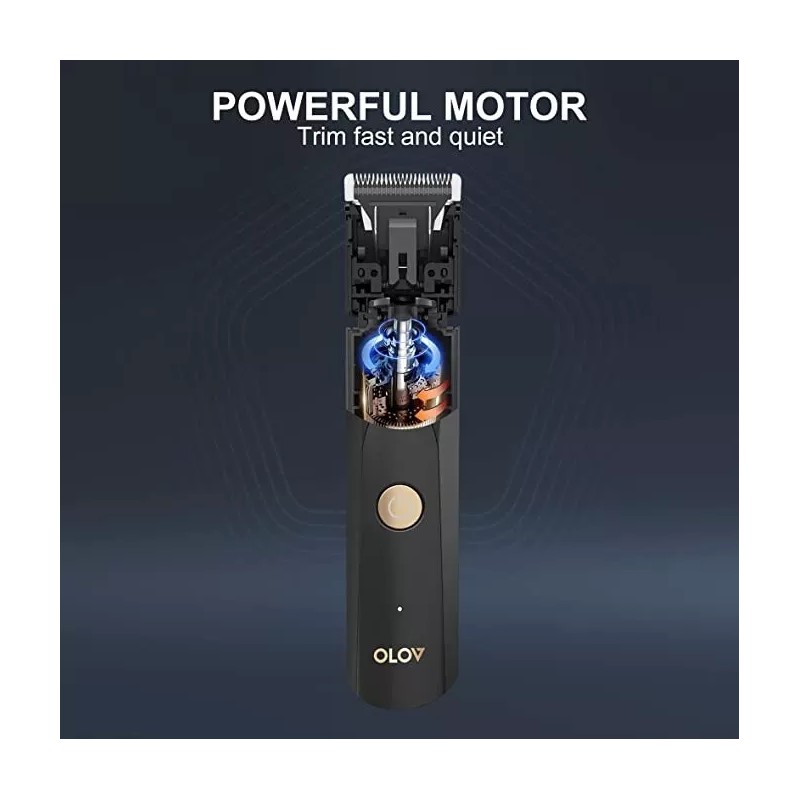 Olov Recortadora Eléctrica De Vello Corporal Húmedo Y Seco