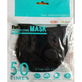 five men 8 x black Reusable  washable up to 50 times each Face Mask EPA certified