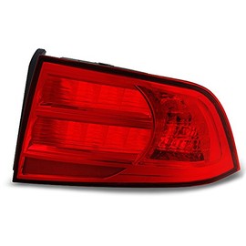 AKKON - For Acura TL UA6 UA7 3.2L Red Clear Tail Light Lamp Rear Brake Light Passenger Right Side Replacement
