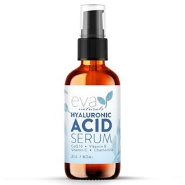 Eva Naturals Hyaluronic Acid Face Serum, Anti-Aging, Moisturizing Wrinkle Serum with Vitamin C, B                                                     