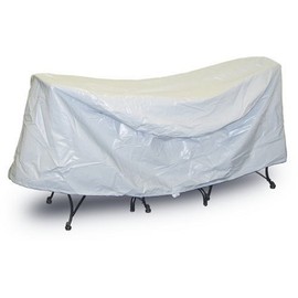 Protective Covers Weatherproof Patio Table and Chair Set Cover, 30 Inch x 36 Inch , Round Table, Gray - 1338