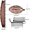 Wimode 4PCS Banana Hair Clip Vintage Clincher Comb Thick Curly