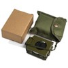 Portable Multifunctional Military Zinc Alloy Compass with Inclinometer for Camping