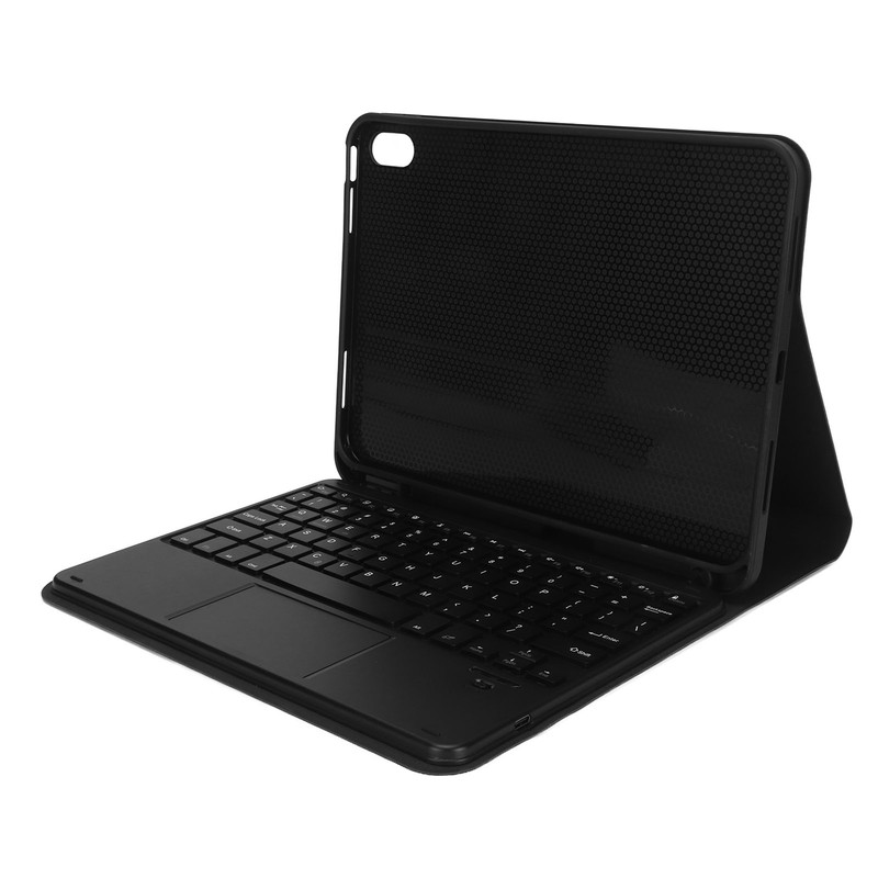 Tablet Case with Magnetic Keyboard Pencil Holder Touchpad for IOS