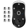 yiodelu Universal Glass Mouse Skates Smooth Durable Thin Ultra Strong