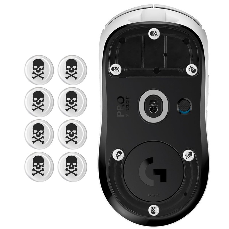 yiodelu Universal Glass Mouse Skates Smooth Durable Thin Ultra Strong