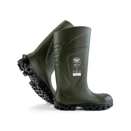 Bekina StepliteX SolidGrip S4 Safety Toe Wellington Boots for Men and Women - Lightweight Waterproof Insulated Non Slip Steel Toe Boots for Men and Women; ASTM Rated, Green - 8/10