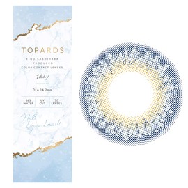 カラコン TOPARDS トパーズ 指原莉乃 さっしー ワンデー 10枚入り ラピスラズリ（度あり）[-10.00]