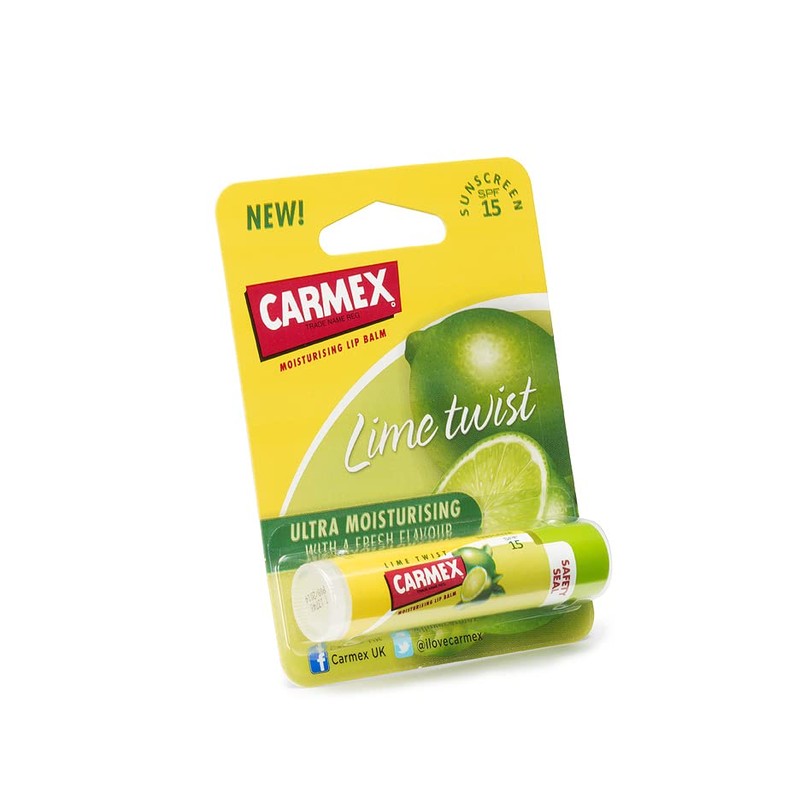 Carmex Carmex Vanilla, Lime & Pomegranate Stick 3-Pieces Mixed Pack