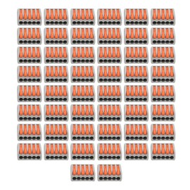 50Pcs Push Wire Wiring Connector Mini Fast Compact Connect Terminal Blocks ParallelerPCT-215