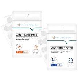 53 Parches Cubre Acne Invisibles Tratamiento Completo para Dia y Noche, Elimina Acne Granos Espinillas Absorbentes y Protectores Tecnologa...         