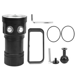 LED Diving Flashlight Portable Professional Underwater Lighting Waterproof Submarine Lamp