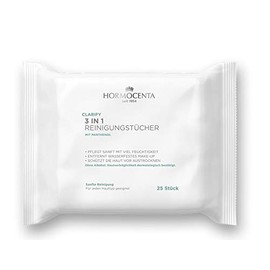 Hormocenta CLARIFY 3 IN 1 CLEANSING WIPES - Particularly gentle 3in1 cleaning wipes, 1 Pack with 25 pcs.