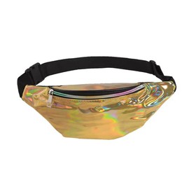 Metallic Holographic Fanny Pack (Gold)