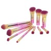 10PCS Travel Makeup Brushes Detachable Handle Powder Brush Set for