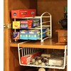 Deco Brothers Wrap Organizer Rack for Kitchen Cabinet, White (Small/Standard,