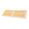 PBT Pudding Keycaps 129 Keys Translucent OEM Height Doubleshot Injection