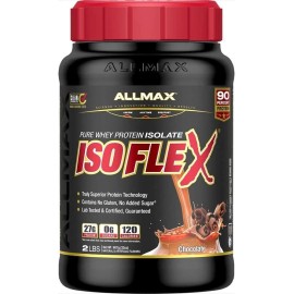 Allmax Nutrition – IsoFlex Pure Whey Protein Isolate – Chocolate – 2 lbs (907 g)
