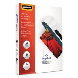 FELLOWES 5204002 ImageLast(TM) Laminating Pouches, 5 mil, 50 pk