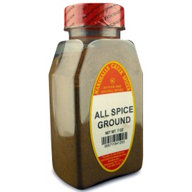 ALL SPICE GROUND FRESHLY PACKED IN LARGE JARS, spices, herbs, seasonings